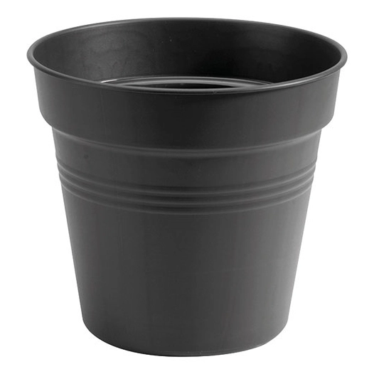 pot de culture green basics d.11cm living noir - elho