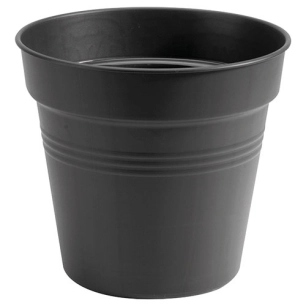 pot de culture green basics d.11cm living noir - elho