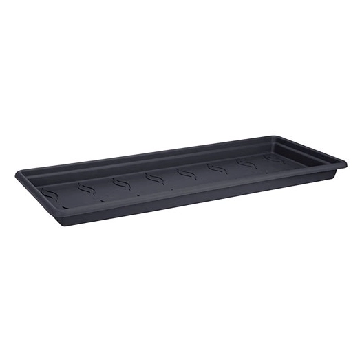 soucoupe jardinière green basics 60cm living noir - elho