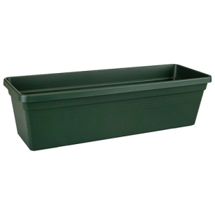 jardinière green basics 40cm vert feuille - elho