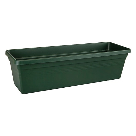jardinière green basics 50cm vert feuille - elho