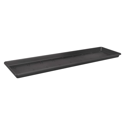 soucoupe jardinière green basics 50cm living noir - elho
