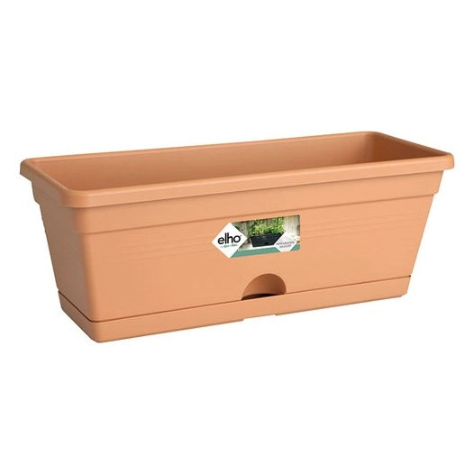 pot jardinière green basics 30cm terre cuite - elho