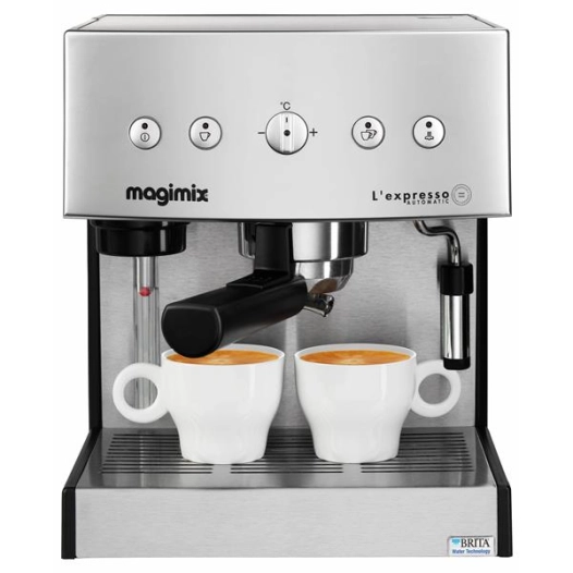 machine expresso chromé - l'expresso automatique - 11414 - magimix