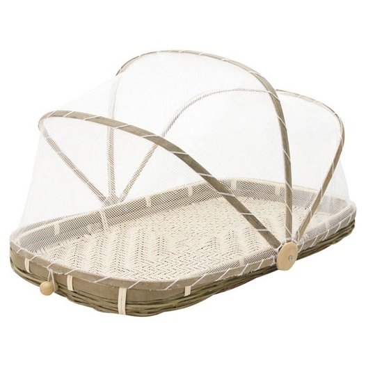 cloche fruits filet blanc 45x28x5-25 - aubry gaspard