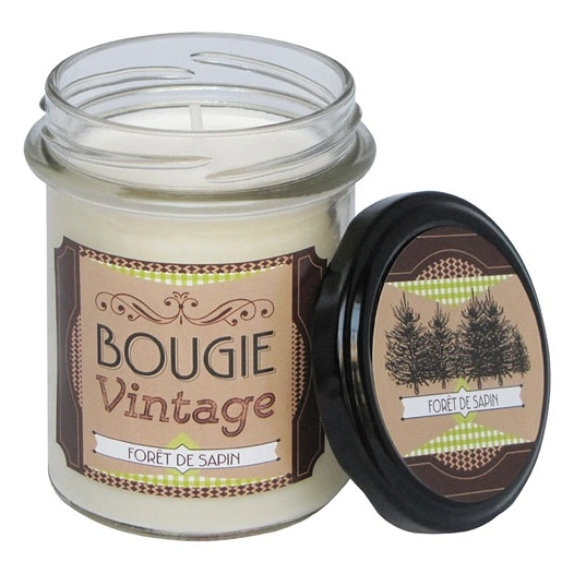 bougie 150 g forêt de sapin - vintage - odyssee des sens