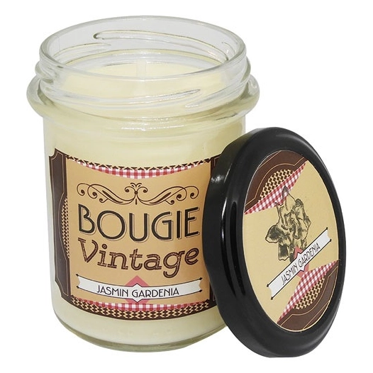 bougie 150 g jasmin gardenia - vintage - odyssee des sens