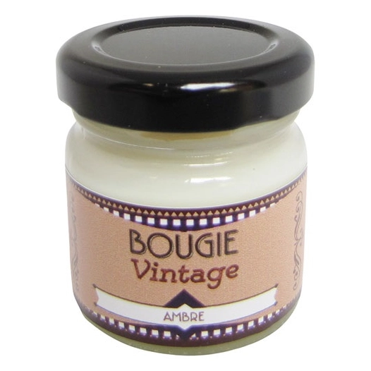 bougie 30 g ambre - vintage - odyssee des sens