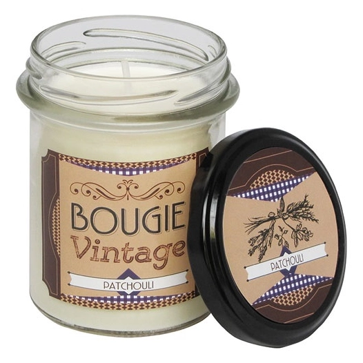 bougie 150 g patchouli - vintage - odyssee des sens