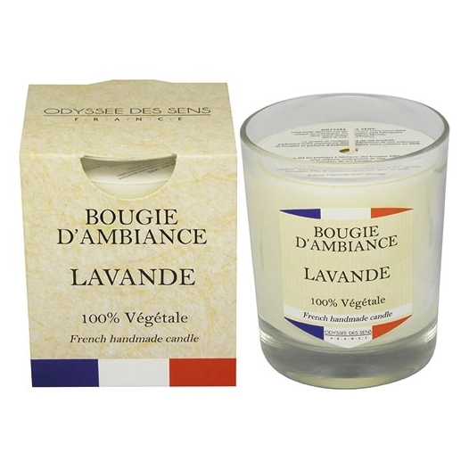 bougie 180 g lavande - collection france - odyssee des sens