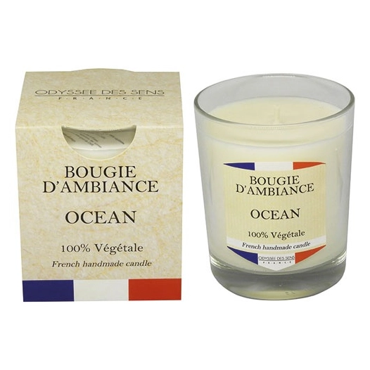 bougie 180 g océan - collection france - odyssee des sens