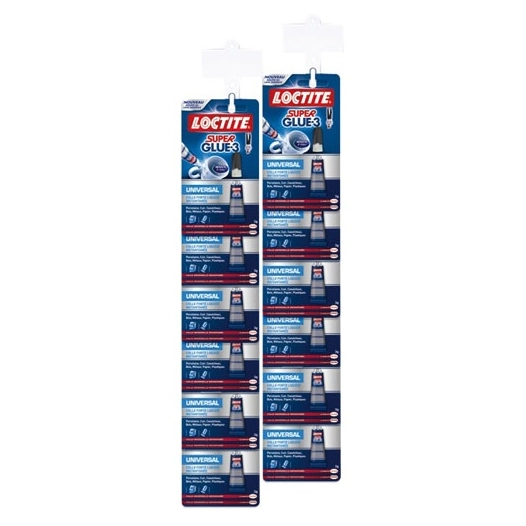 super glue3 colle liquide 3g cross de 32 unités - loctite