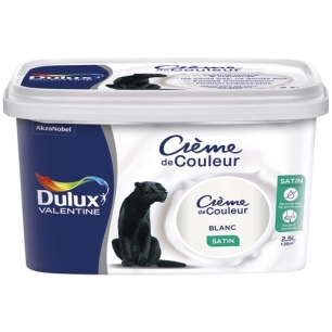 valentine crème de couleur 2.5l bleu reveur - dulux valentine