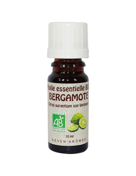 huile essentielle 10 ml bergamote - bio - ceven aromes