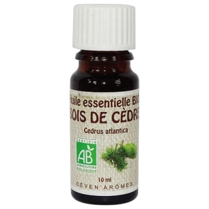 huile essentielle bois de cèdre bio 10ml - ceven aromes