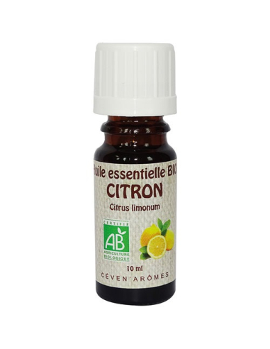 huile essentielle 10 ml citron - bio - ceven aromes
