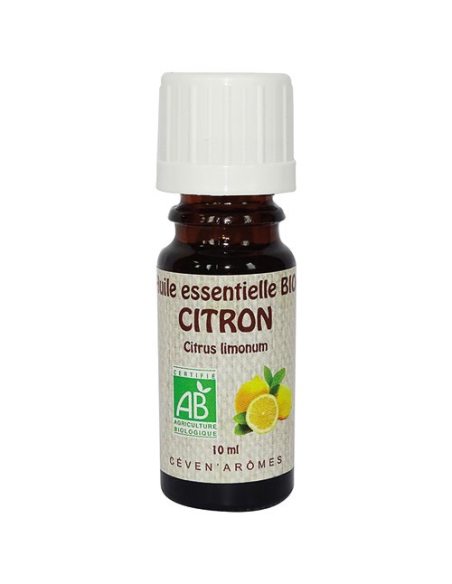 huile essentielle 10 ml citron - bio - ceven aromes