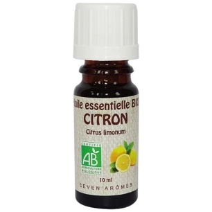 huile essentielle 10 ml citron - bio - ceven aromes