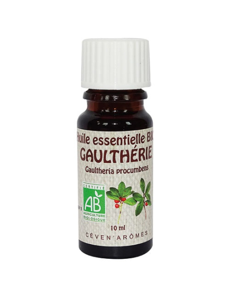 huile essentielle 10 ml gaultherie - bio - ceven aromes