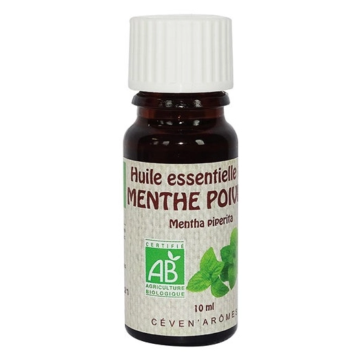 huile essentielle menthe poivrée bio 10ml - ceven aromes