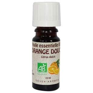 huile essentielle orange bio 10ml - ceven aromes