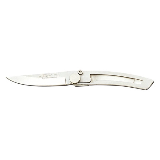 couteau de poche tout acier - liner lock le thiers - claude dozorme
