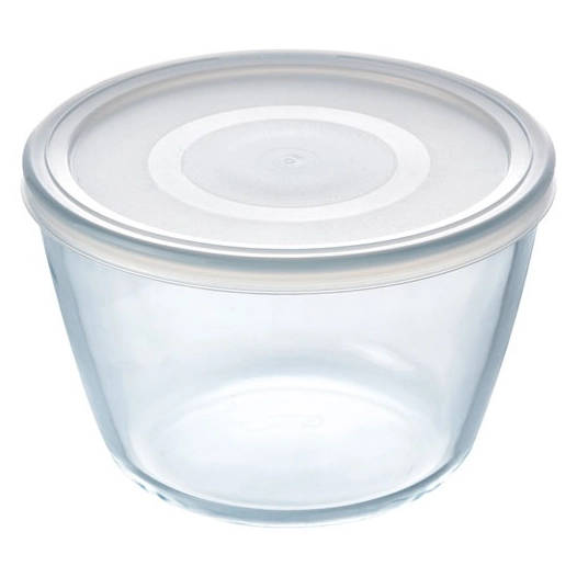 plat rond 15 cm / 1.1 l avec couvercle - cook & freeze - pyrex
