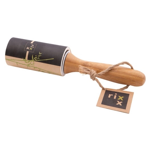 rouleau à vêtements avec poignée en bambou - rixx - point virgule