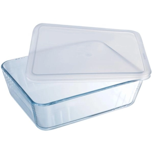 plat rectangulaire avec couvercle 25 x 20 cm - cook & store classic - pyrex