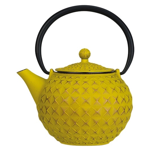 théière 1 l en fonte vert doré - sakai - cosy & trendy