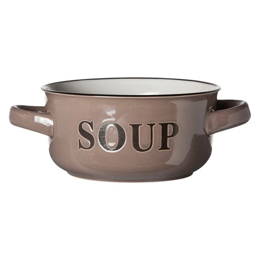6 bol à soupe marron - soup - cosy & trendy
