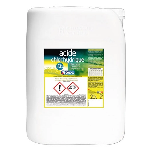 acide chlorhydrique 20l. 23% - onyx