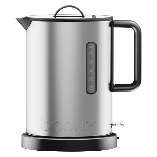 bouilloire électrique 1.5 l inox - ibis - réf. 5500-57euro-2 - bodum