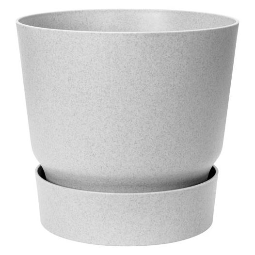 pot greenville rond d.30cm living ciment - elho