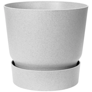 pot greenville rond d.40cm living ciment - elho