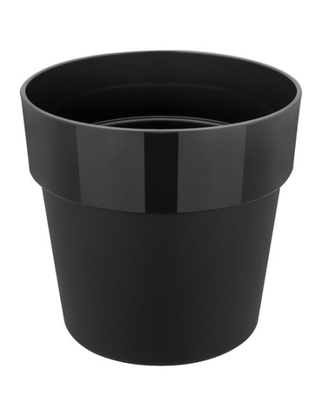 Cache-pot Elho B.for Original Noir Design moderne, plastique recyclé, Ø16cm - ELHO