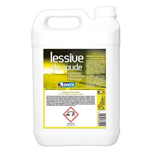lessive de soude 5l. - onyx