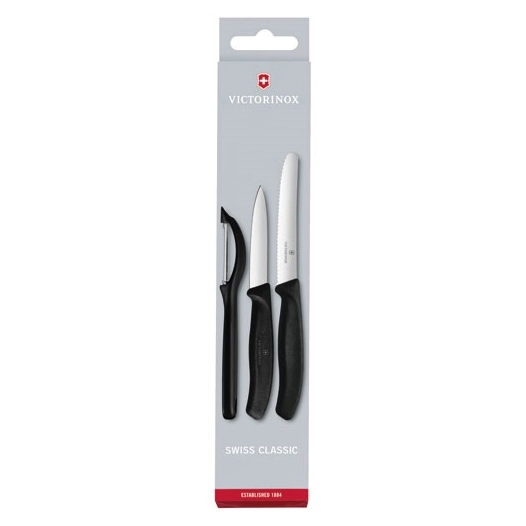 swiss classic noir set 3 pieces - victorinox