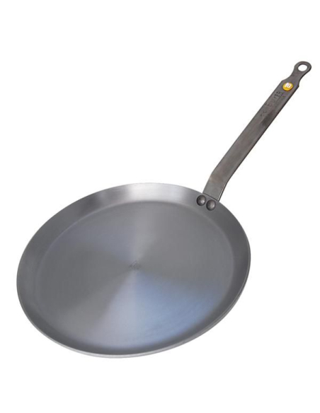 Crêpière De Buyer Mineral B 26cm Acier carbone antiadhésif naturel - De Buyer