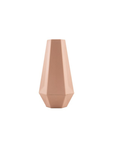 vase géométrique 20 cm - rose poudré - point virgule