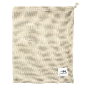 sac à fruits et légumes 27 x 32 cm - coton - point virgule