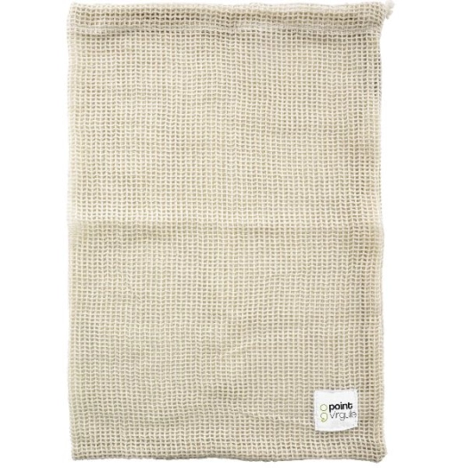 sac à fruits et légumes 30 x 40 cm - coton - point virgule