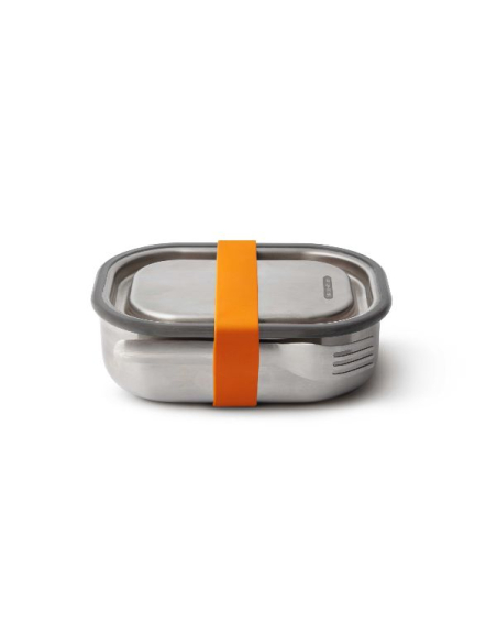 Boîte Alimentaire Orange Inox Compacte, durable et étanche pour vos repas. - BLACK BLUM