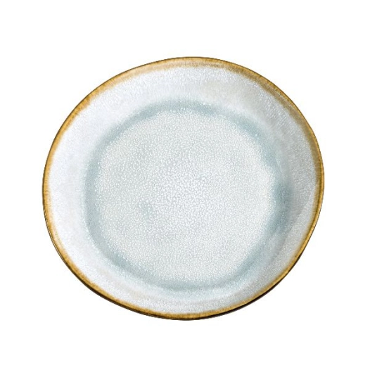 6 assiette à dessert 20.5 cm - shadow aqua - medard de noblat