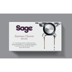 pastilles nettoyage pour machine à café - expresso cleaner - sec250neu0neu1 - sage