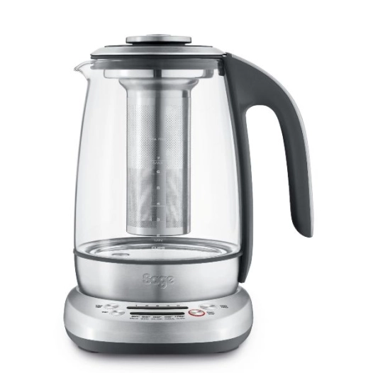 théière 1.7 l inox brossé - smart tea infuser - stm600clr4eeu1 - sage