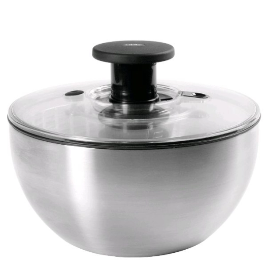 essoreuse à salade 26 cm inox - good grips - oxo