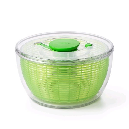 essoreuse à salade 27 cm verte - good grips - oxo