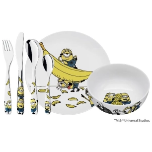set vaisselle enfant 6 pièces - les minions - wmf