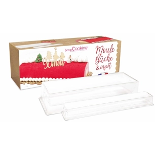 set moule bûche et insert réutilisables - scrapcooking